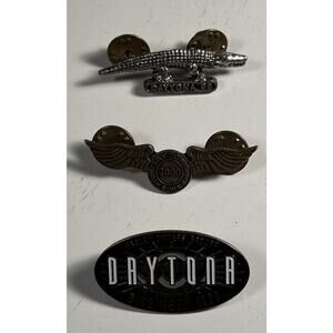 Harley Davidson Motorcycle Bike Week Daytona Pins 1999 And 2000 Alligator